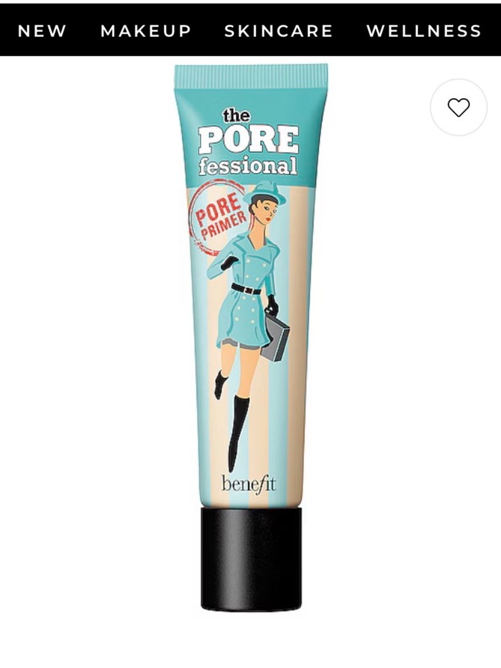 New Benefit The POREfessional Primer in Light Blue & Cream Tube